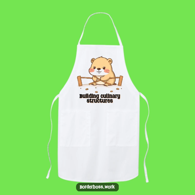 Funny Beaver Apron: Hilarious Kitchen Gift for the Hardest Workers