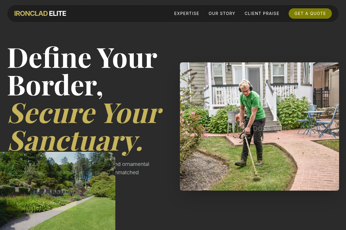 Wrought Iron Landscaping