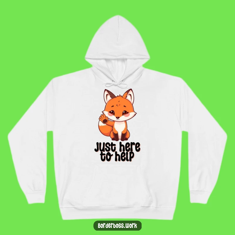 Funny Fox Patrol Hoodie: Cozy and Adorable Officer Gift