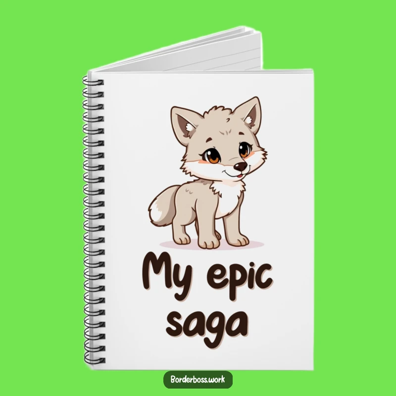 Funny Proud Wolf Cub Notebook: Hilarious Gift for Bold Writers